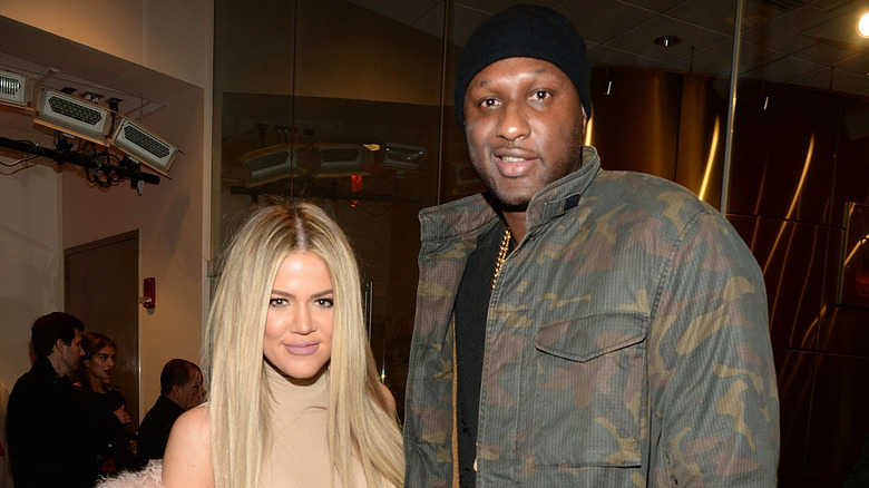 Khloé Kardashian and Lamar Odom in NYC