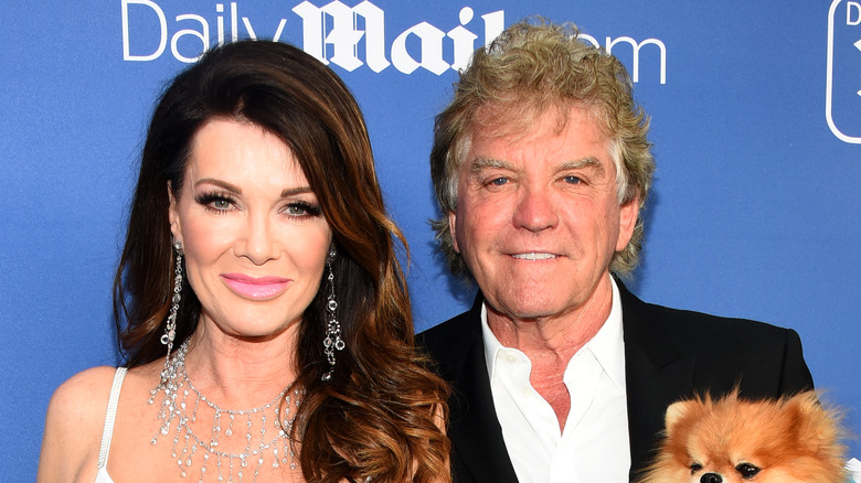 Lisa Vanderpump & Ken Todd posing