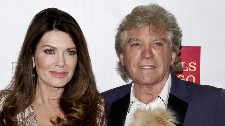 Lisa Vanderpump & Ken Todd posing