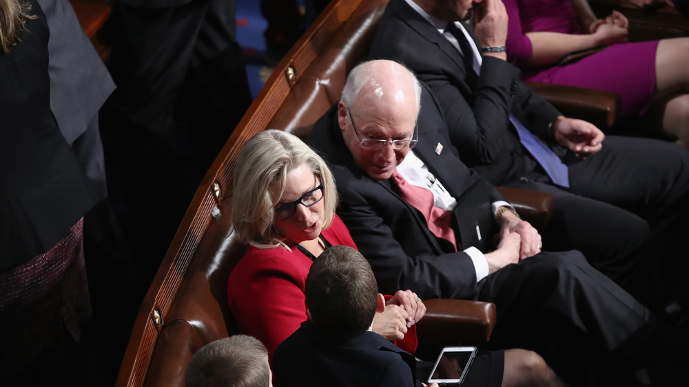 Dick and Liz Cheney at Liz's swearing-in