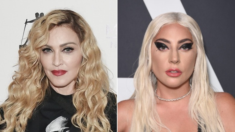 Madonna and Lady Gaga attend events