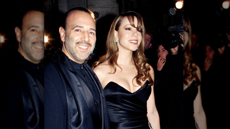 Tommy Mottola and Mariah Carey