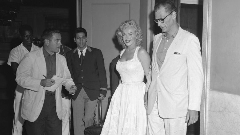 Marilyn Monroe with Arthur Miller