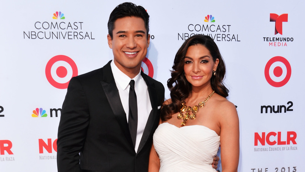 Mario Lopez and his wife, Courtney Laine Mazza