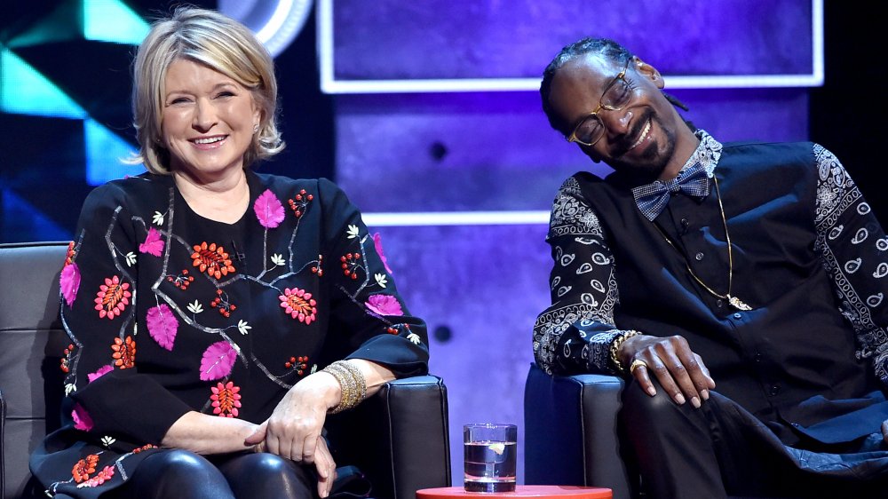 Martha Stewart, Snoop Dogg laughing together