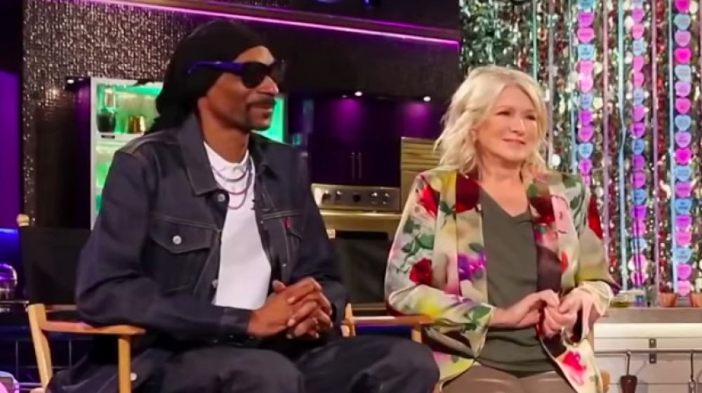 Snoop Dogg, Martha Stewart interviewing