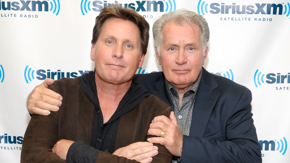 Martin Sheen and son Emilio Estevez