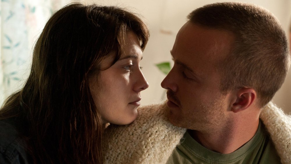 Mary Elizabeth Winstead and Aaron Paul in Smashed