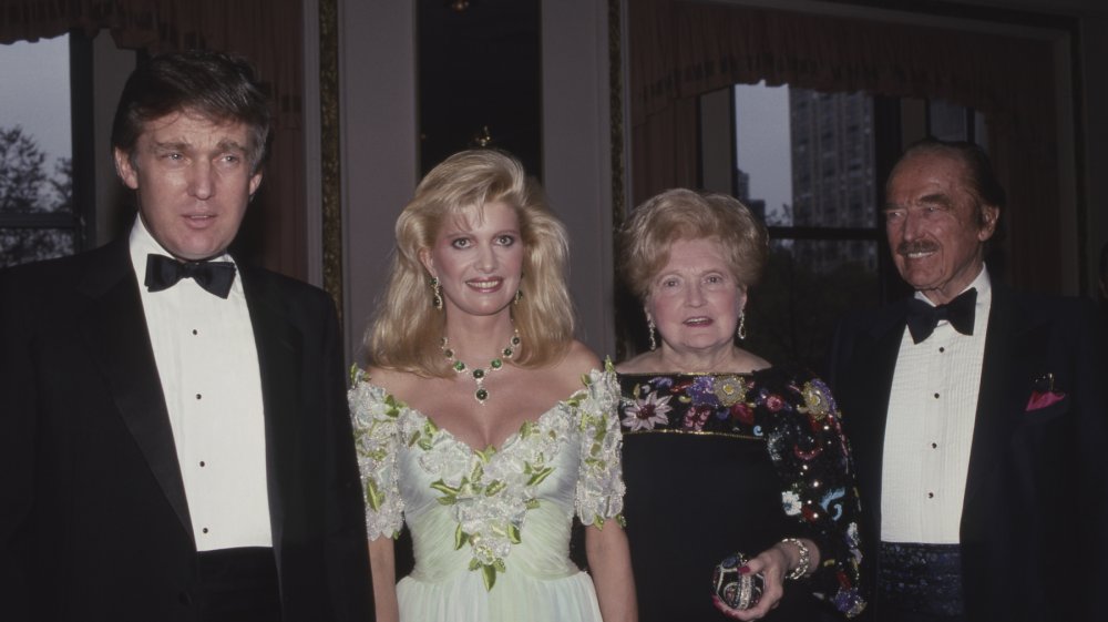 Donald, Ivana, Mary, and Fred Sr in 1987