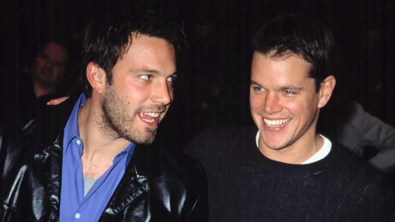 Ben Affleck and Matt Damon laughing