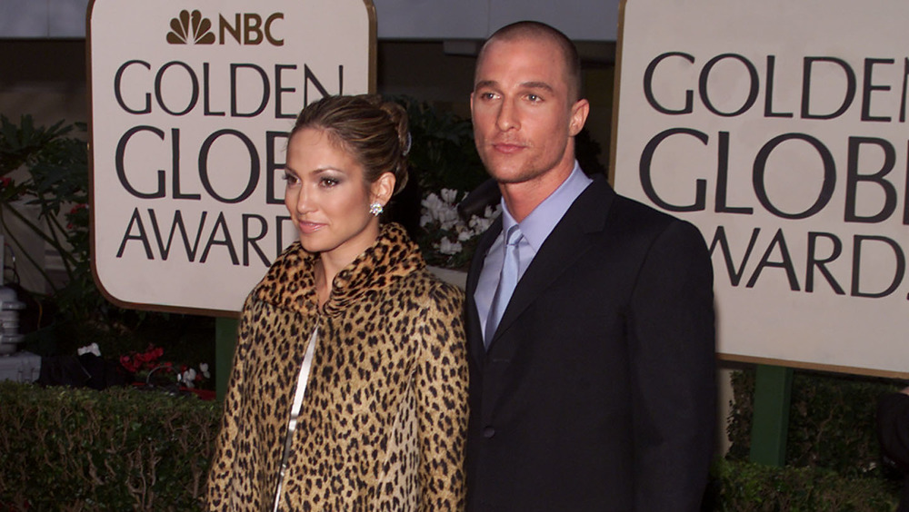 Lopez and McConaughey at the Golden Globes