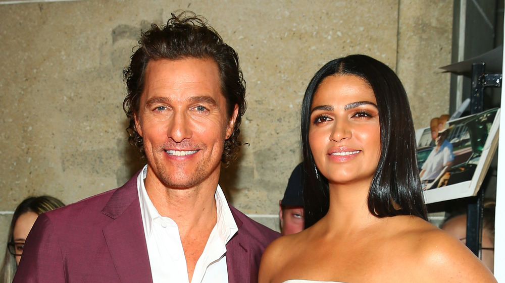 Matthew McConaughey and Camila Alves at a film festival