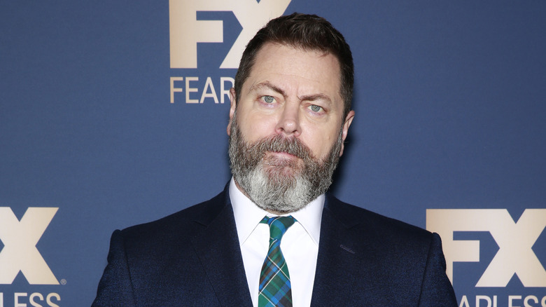 Nick Offerman at an event