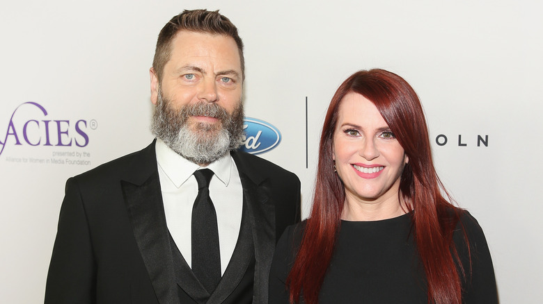 Megan Mullally and Nick Offerman