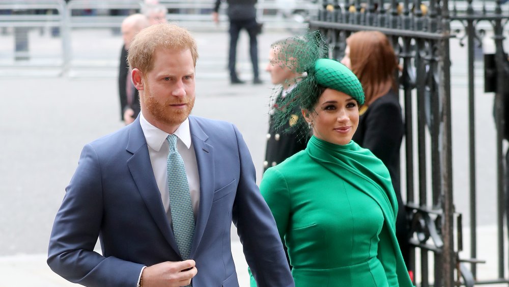 Harry and Meghan going to church services