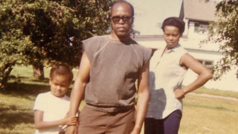 Michelle Obama with her parents Marian and Fraser Robinson