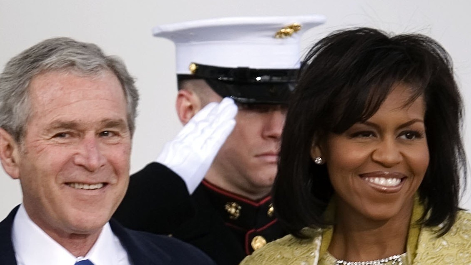 The Truth About Michelle Obama's Relationship With George W. Bush