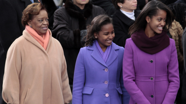 Marian Robinson, Sasha Obama, Malia Obama