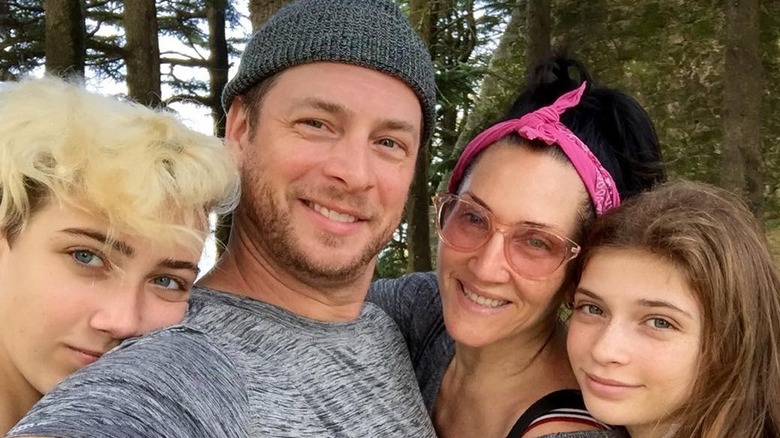 David Case, Michelle Visage and their daughters