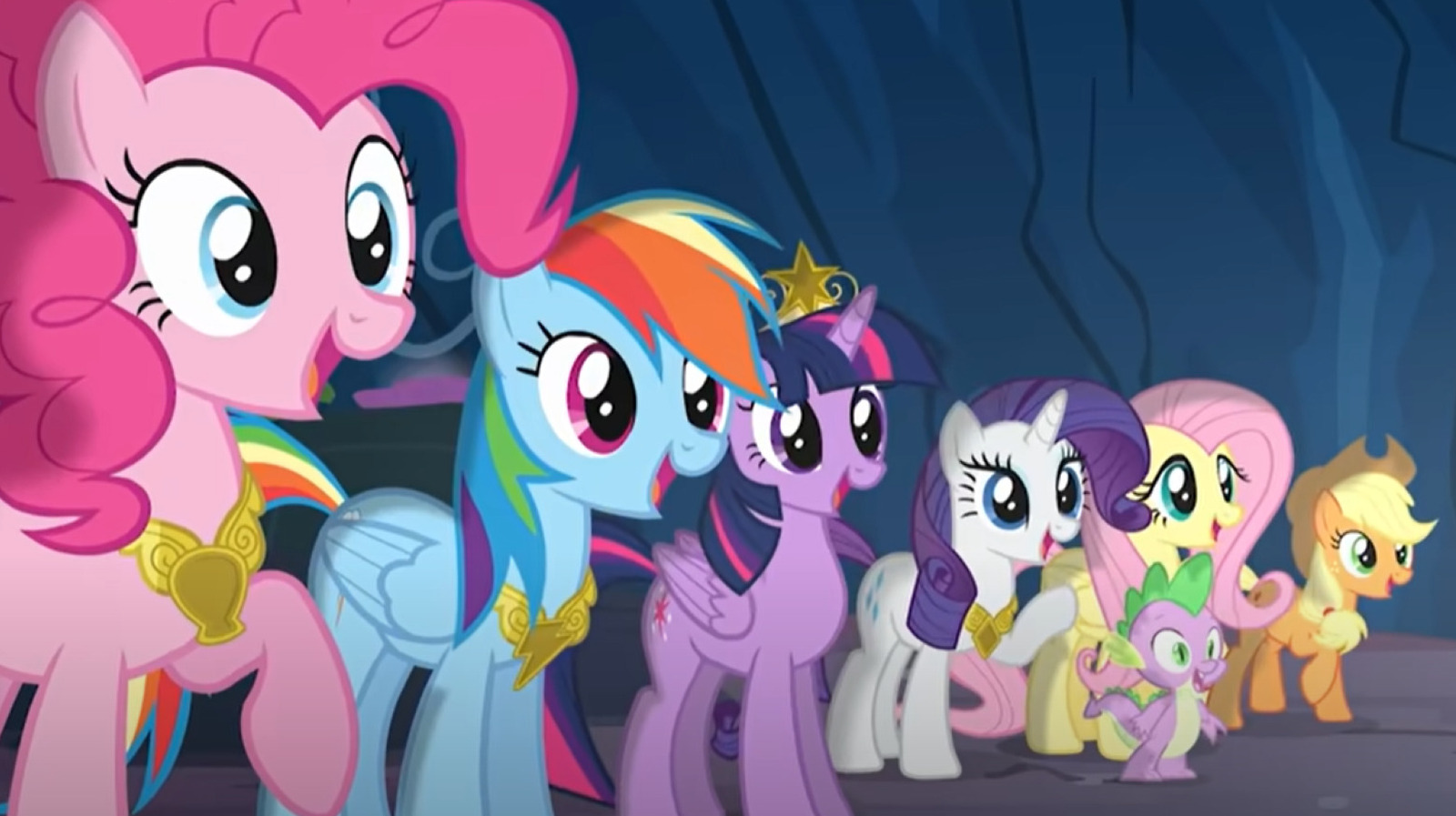 The mane six from my little pony