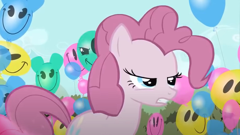 Pinkie Pie glaring