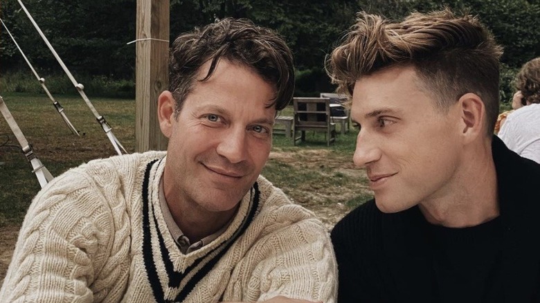 Jeremiah Brent looking lovingly at Nate Berkus