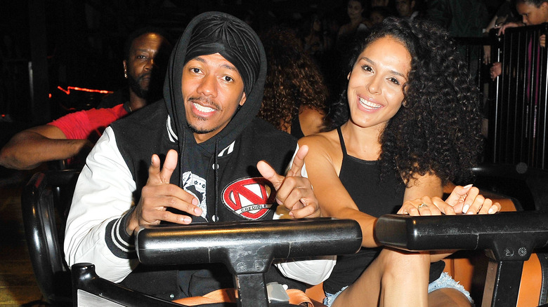 Nick Cannon with Brittany Bell