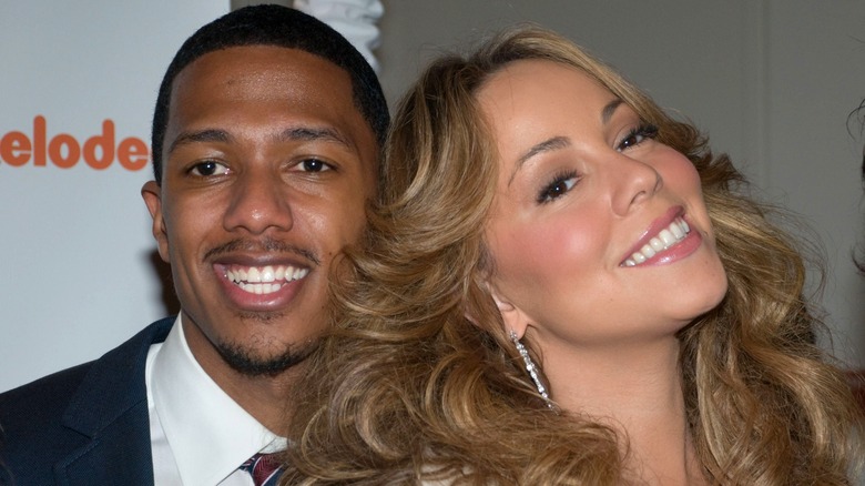 Nick Cannon with Mariah Carey