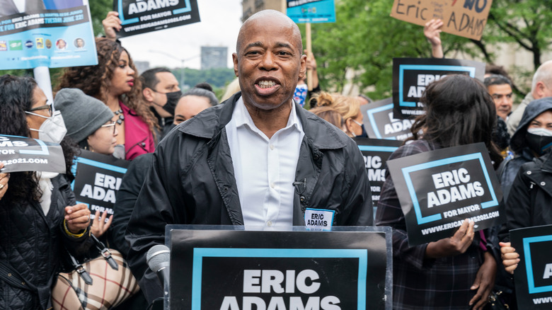 New York City mayoral candidate Eric Adams