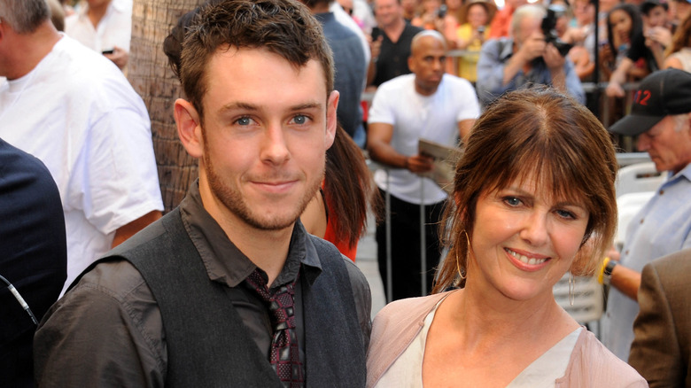 Pam Dawber and son