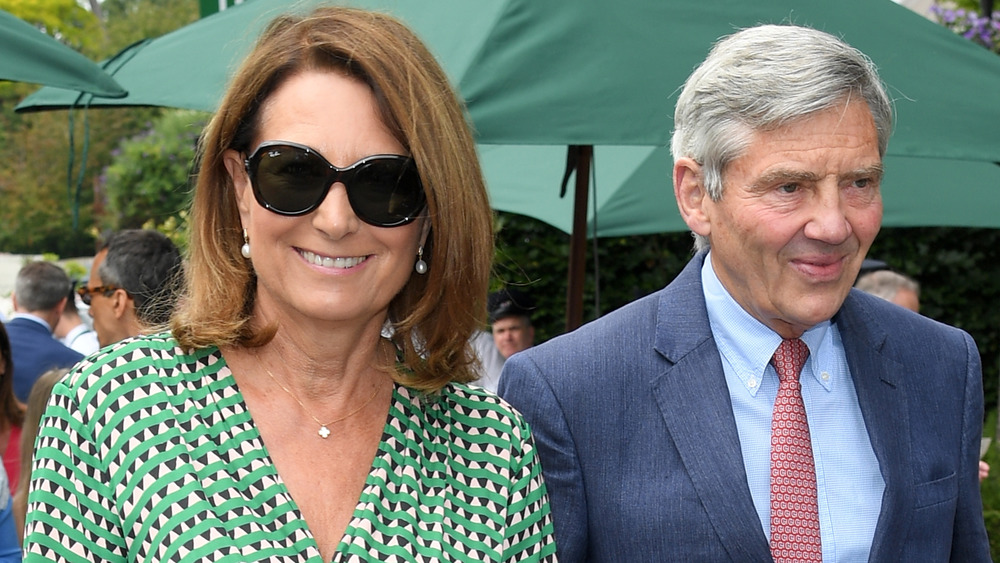 Carole and Michael Middleton at Wimbledon 