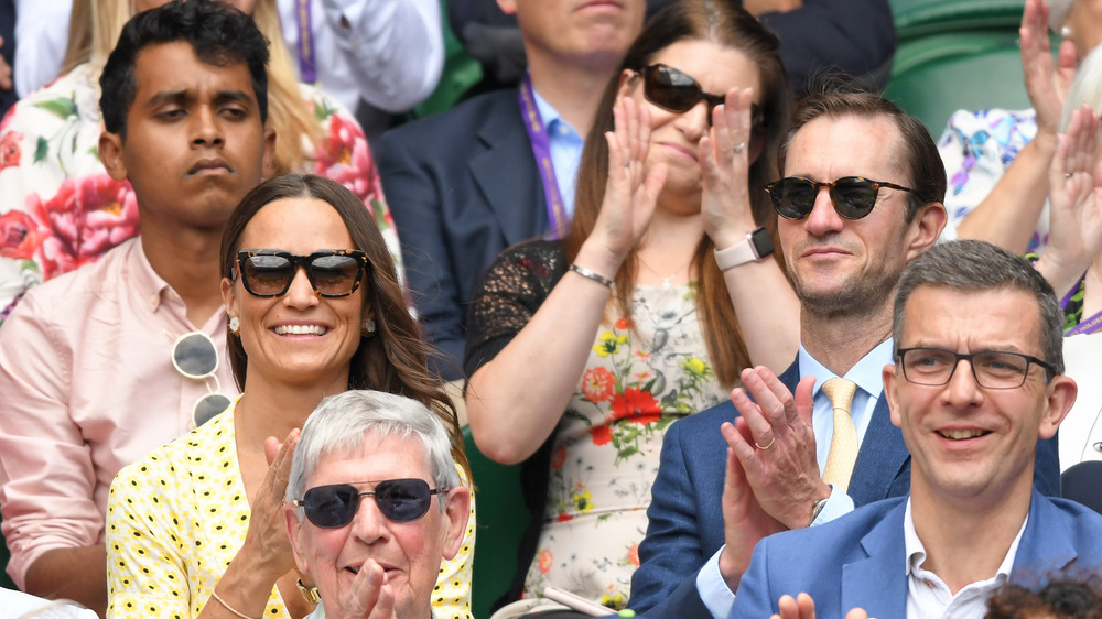 Pippa Middleton and James Matthews at Wimbledon