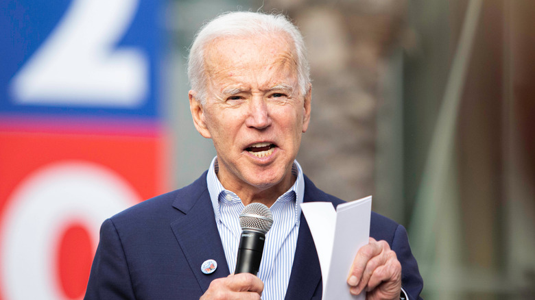 Joe Biden speaking at event 