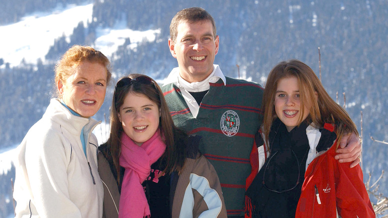 Prince Andrew and his family