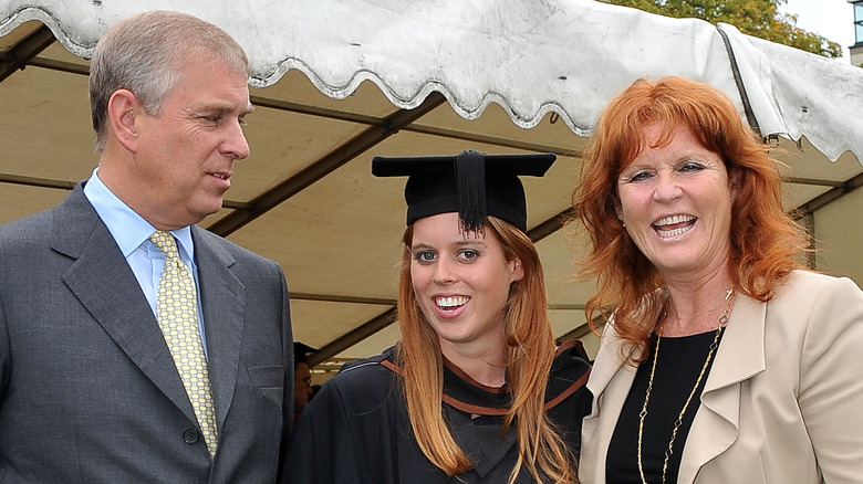 Prince Andrew and his family