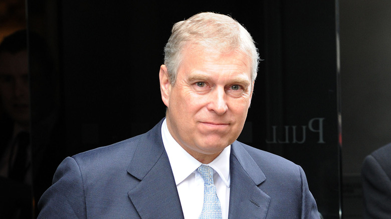 Prince Andrew attending an event