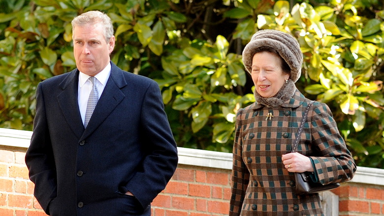 Prince Andrew and Princess Anne, 2020