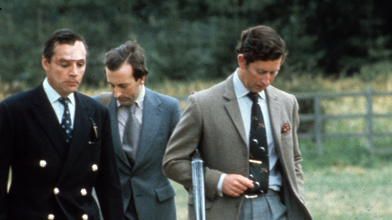 Prince Charles walking with valet