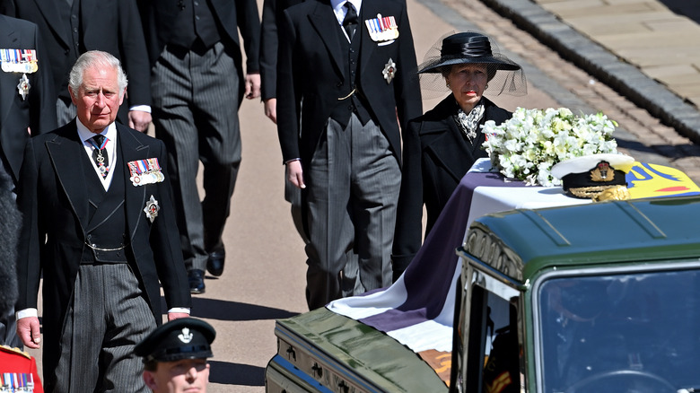 Prince Philip's funeral procession
