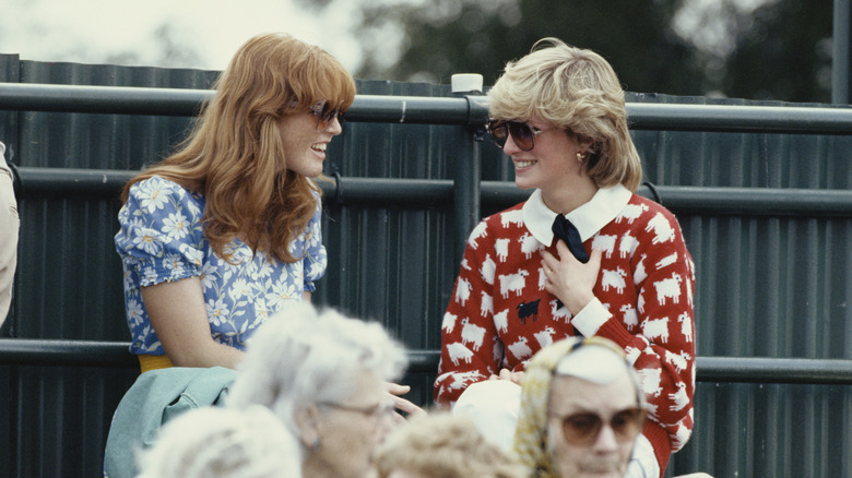 Sarah Ferguson and Diana Spencer 