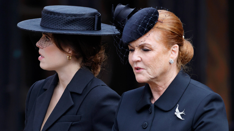 Princess Eugenie and Sarah Ferguson