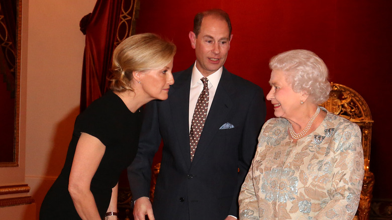 Prince Edward, Sophie, Queen Elizabeth 