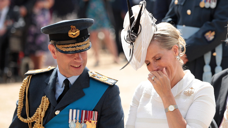 Prince Edward, Sophie at royal event  