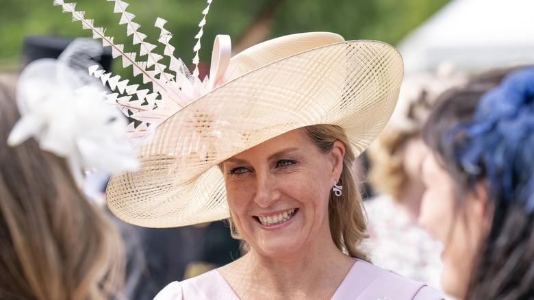 Sophie Rhys-Jones in grand hat