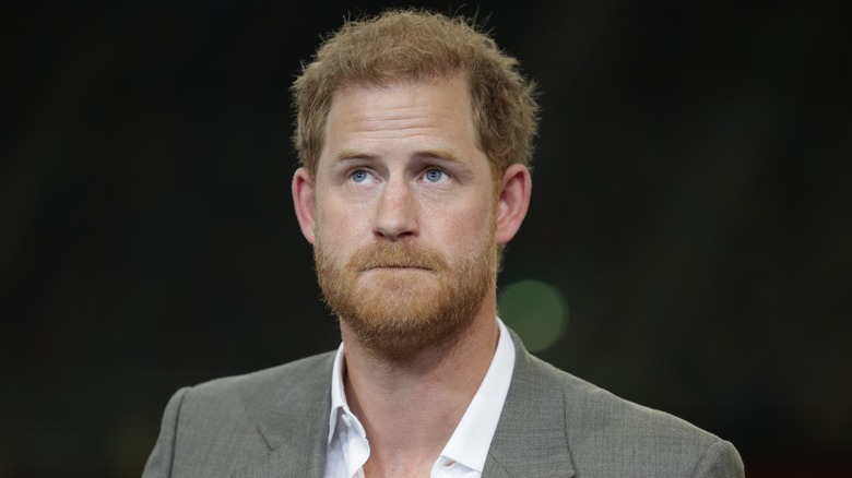 Prince Harry pondering seriously