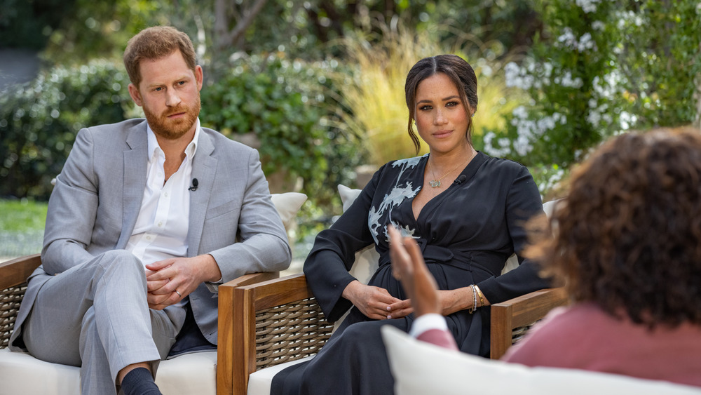 Prince Harry and Meghan Markle in an interview