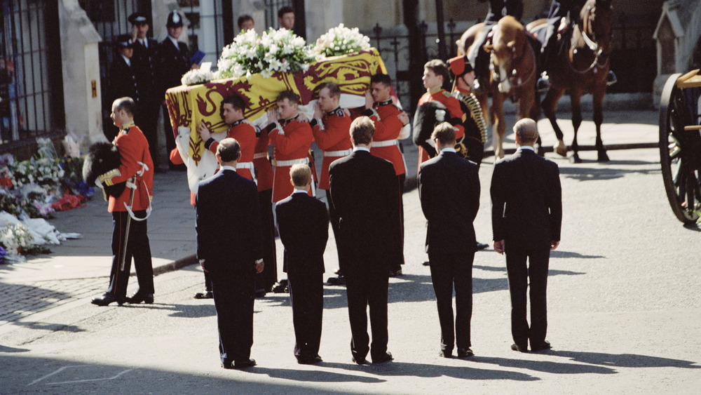 Princess Diana's funeral  procession