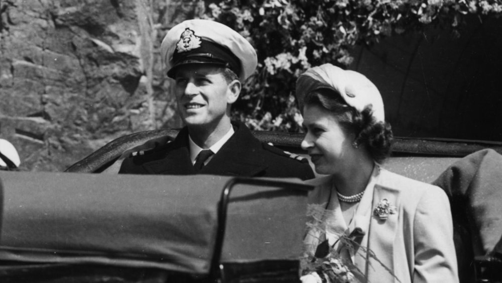 Prince Philip and Queen Elizabeth in the late '40s