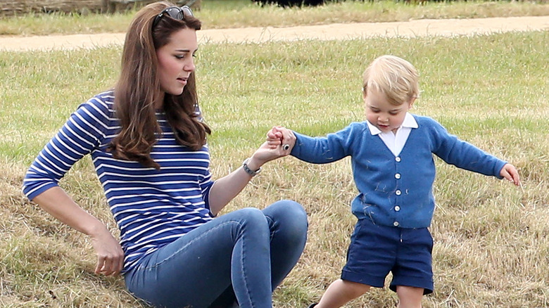 Kate Middletong and Prince George 