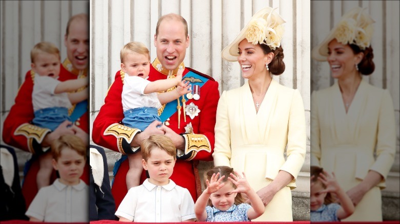 Prince William, Kate Middleton, and their three kids